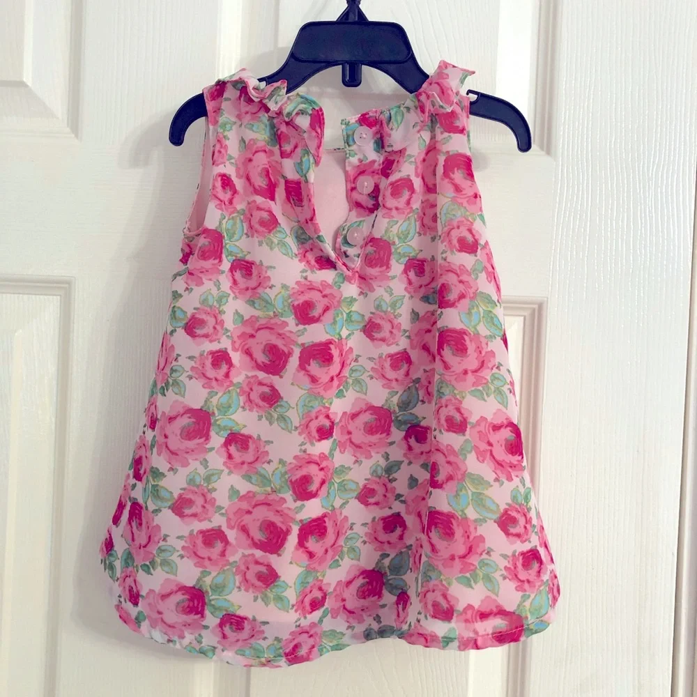 3-6months floral dress for baby girl